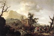 WOUWERMAN, Philips Stag Hunt in a River iut7 oil painting picture wholesale